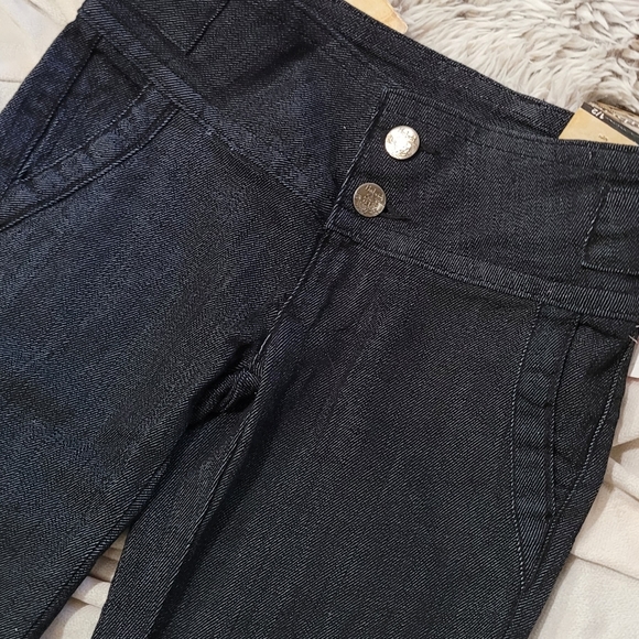 Sailor Thick Band Jeans Natural Flare Size 1 / 2 - Picture 2 of 13